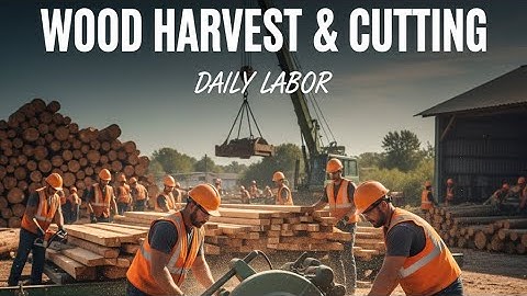 The Hard Work of Logging: Transporting Giant Tree Trunks to the Sawmill