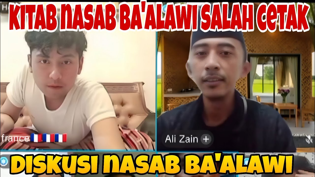 KITAB NASAB BA'ALAWI SALAH CETAK‼️ DISKUSI NASAB BA'ALAWI 