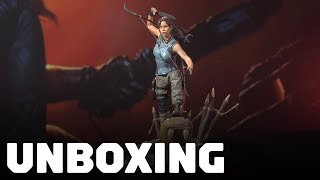 This giant shadow of the tomb raider collector's edition is sold out,
but it's too cool to not show off. first 15 minutes in...