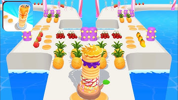 PANCAKE RUN 🥞💕: All Levels Gameplay Walkthrough Android, iOS NEW UPDATE