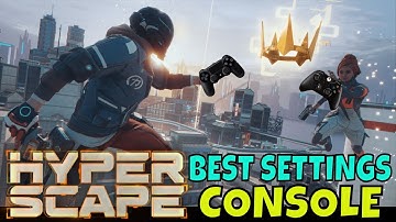 My FIRST WIN on HYPER SCAPE - BEST SETTINGS FOR CONSOLE CONTROLLER - PS4 XBOX AND PC