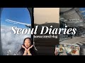 Traveling to korea  flying from jfk to icn korean air lounge 16hr flight  first night in seoul