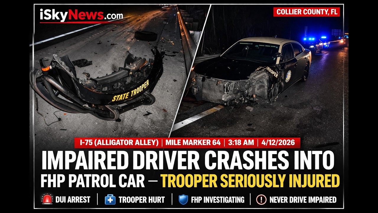 DUI Driver Crashes Into FHP Patrol Car on I-75 – Trooper Seriously ...