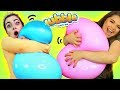 DIY Giant Fluffy Slime Stress Ball! | CloeCouture