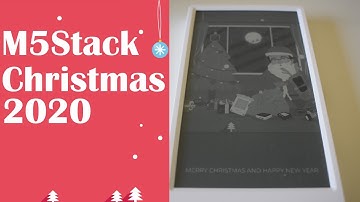 How to display Christmas Greetings message on M5Paper ESP32 eInk Display?
