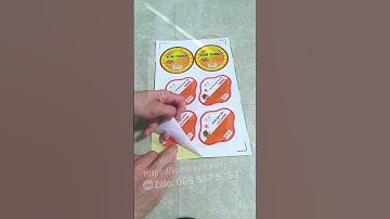 Mẫu tem dán hộp hạp điều in ghép offset  #inanhung #lichdeban #shorts