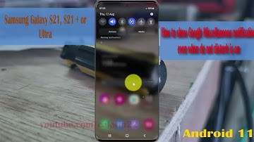How to show Google Miscellaneous notification even when do not disturb is on in Samsung Galaxy S21+