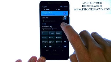 Motorola Droid Razr M - How Do I Edit or Change a Contact