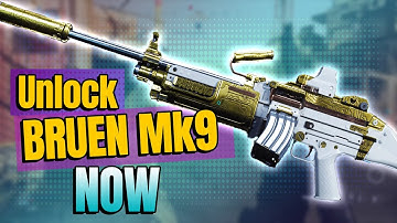 HOW TO UNLOCK THE BRUEN Mk9 FAST in Warzone Without Multiplayer (MW included)