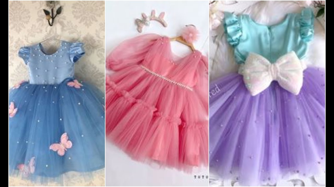 Stylish baby girl birthday frock design ideas 2022\frock design for baby girl\party wear frock