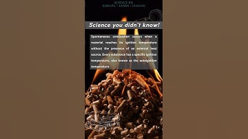 Spontaneous Combustion simplified