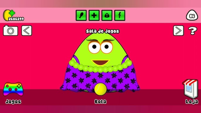 Jogo do POU - Pou bebê!!! Parte 2 - Cuidando e jogando joguinhos 