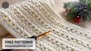 Incredibly EASY and FAST Crochet Pattern for Beginners! ⚡  Crochet Stitch for Baby Blanket & Bag