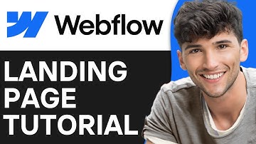 Webflow Landing Page Tutorial For Beginners | How To Create Landing Page on Webflow