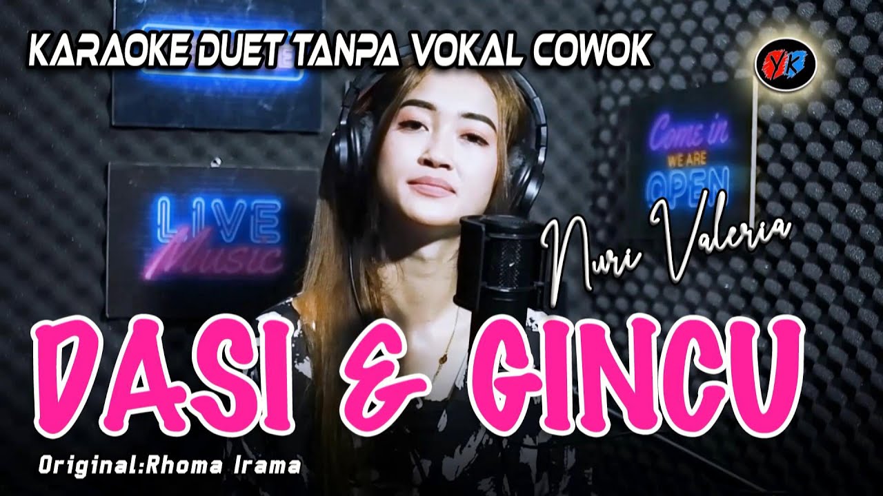 Dasi Dan Gincu - Karaoke Tanpa Vokal Cowok || Nuri Valeria (Original:Rhoma Irama Ft Riza Umami)