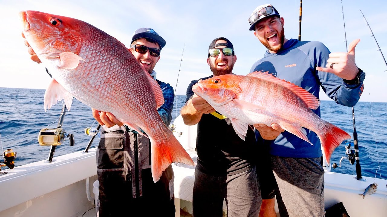 GIANT Snapper Fishing with Dude Perfect 