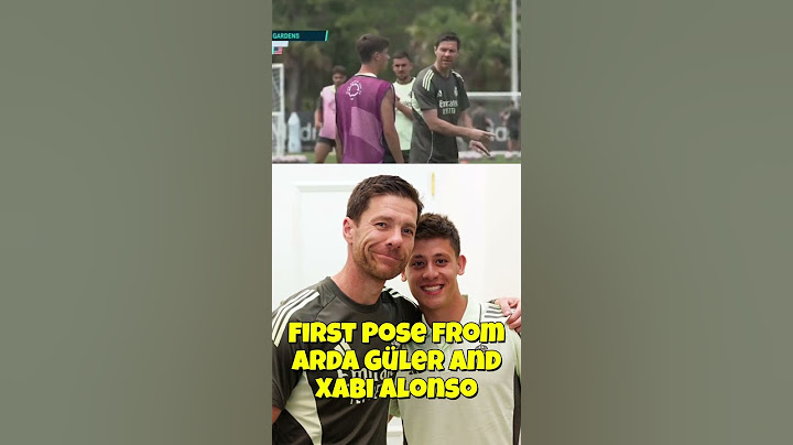 First Pose from Arda Güler and Xabi Alonso #ardagüler  #football #футбол #soccer #fútbol #fútbol
