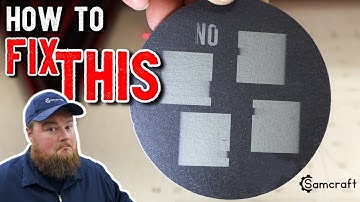 Faded Edges with Laser Engravings? TRY THIS FIRST