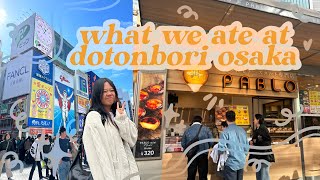 arriving in OSAKA and shopping in DOTONBORI 💥 eating our way through osaka, street food & more!!!