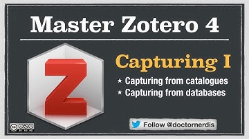 Zotero Tutorial: Capturing from Databases