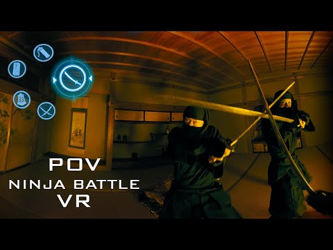 POV NINJA Fight Scene in VR (GEIMU – Live action 3D VR180 film)