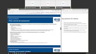 Open Networks | Workstream 1A Webinar: P2 (Procurement Processes) & P5 (New DSO Services)
