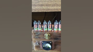 Nixie clock working plus date demonstrated