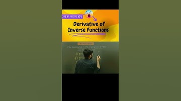 JEE Advanced Special: Derivative of Inverse Functions 🧑‍🎓🔢 #jeemains #jeeadvanced #derivatives