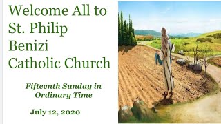 St. Philip Benizi - Holy Mass - July 12, 2020