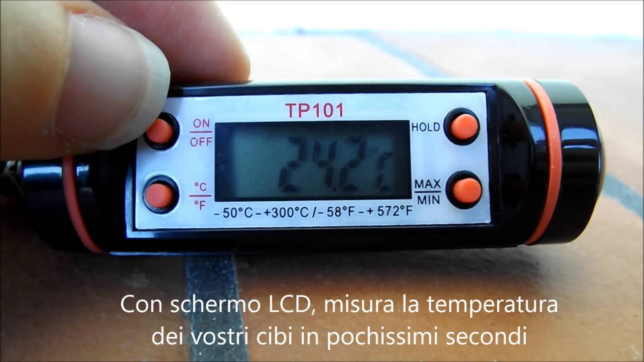 Termometro digitale da cucina e forno Ipow