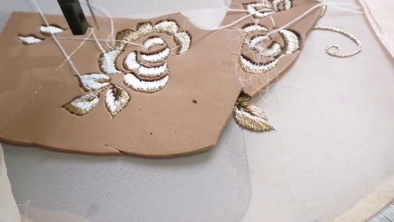 تطريز على الكومة بطريقة سهلة مع الحفاظ على تفاصيل الرشمة/طرز راقي مميزة مع طرز مريم الرميلي 🌺🌺🌺🌺