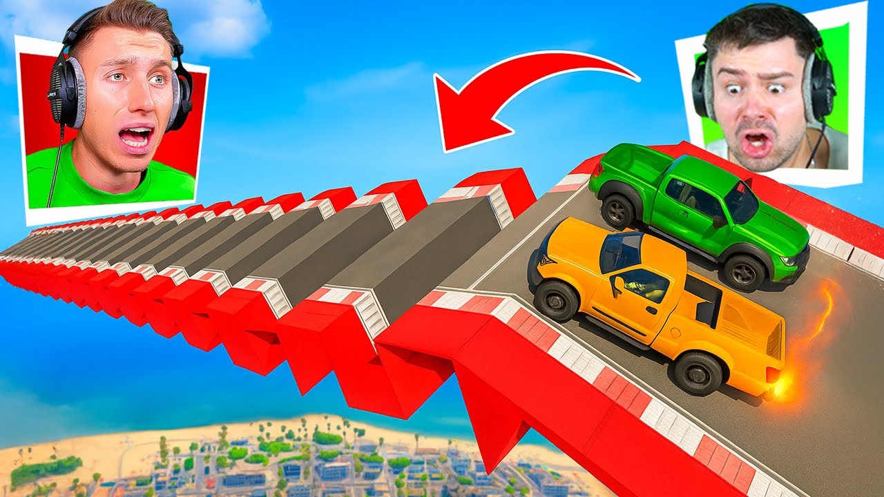 NUR 0.0001% SCHAFFEN DIESE UNMÖGLICHE MEGA RAMPE in GTA 5! 🚗🔥