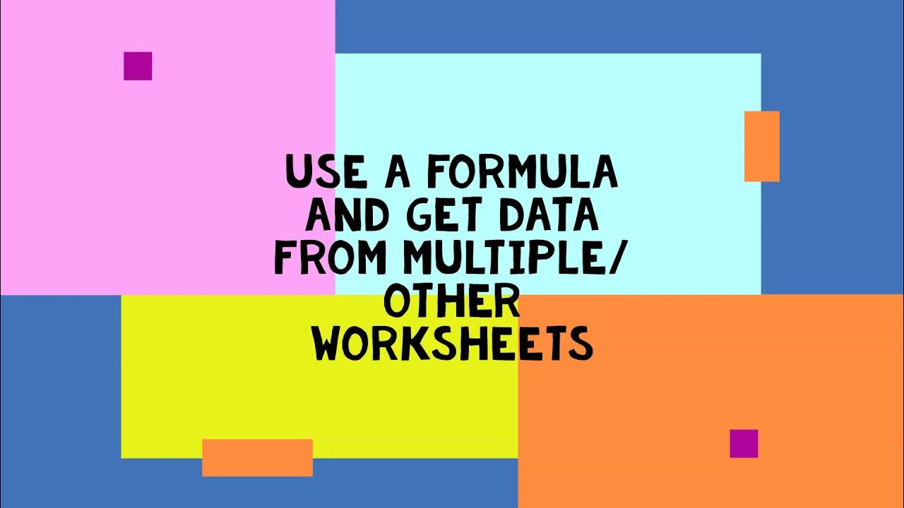 Search Multiple Worksheets In Excel For A Value
