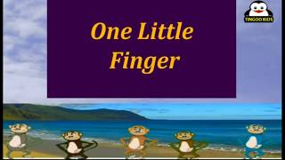Nursery Rhymes | One Little Finger | Karaoke Songs