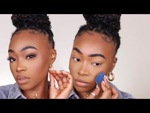NO FLASHBACK/FLAWLESS BASE ROUTINE + COOL TONE SMOKEY EYE TUTORIAL | Hooded/Almond Eyes