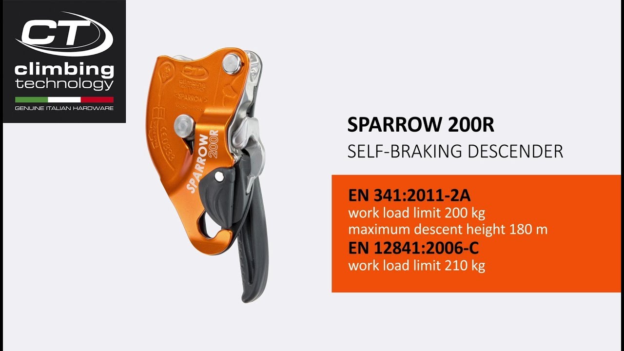 climbing technology SPARROW 新品下降器 climbing technology SPARROW 新品下降器