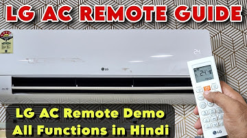 LG Dual Inverter AC Remote Guide || LG AC 2023 Remote Functions || Remote Demo LG AC 2023