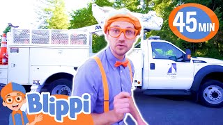 blippi loves bucket truck classic blippi adventures vehicle