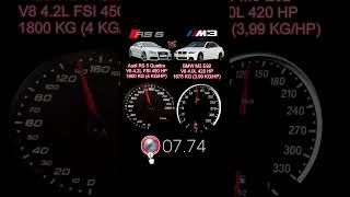 BMW M3 E92 V8 420 HP vs Audi RS5 V8 450 HP