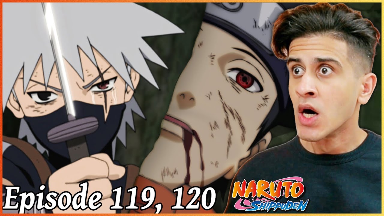 OBITO'S DEATH! Naruto Shippuden Episode 119, 120 REACTION Kakashi
