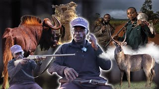 HUNTING AFRICA:- On His Way To Hunt, A Man Encounters A Mysterious Cloud - Ki!Ng Buffalo & Waterbuck