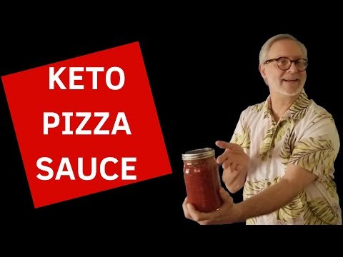 KETO PIZZA SAUCE! NO COOK LOW-CARB ITALIAN TOMATO SAUCE