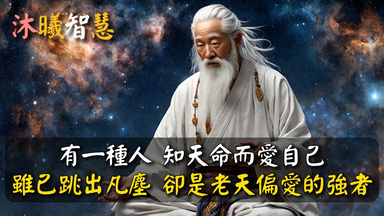 有一種人,知天命而愛自己,雖已跳出凡塵,卻是老天偏愛的強者! #沐曦智慧#MXZH #YJC#WXZ - YouTube