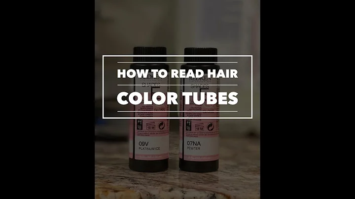 What do numbers mean on hair color?