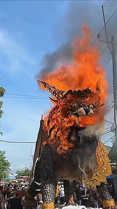 Viral Ogoh ogoh terbakar #shorts