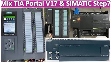 Mix TIA Portal, WinCC Explorer, WinCC Flexible, Simatic Step7, Simatic Step7 Smart tutorial