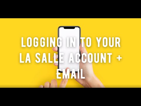 Logging into your La Salle account and email