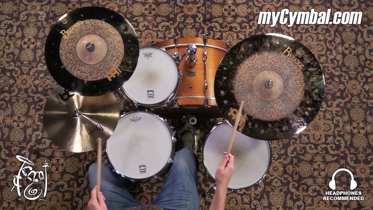Meinl 22" Byzance Extra Dry Dual Crash Ride Cymbal 2154g (B22DUCR