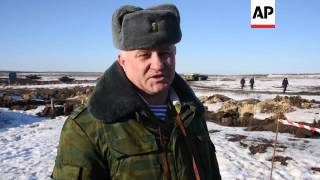 Pro-Russian rebels of the Luhansk People's Republic take part in military exercise