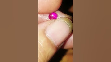 ruby Yên Bái chất kính nhỏ xinh 500k #gemstone #ruby